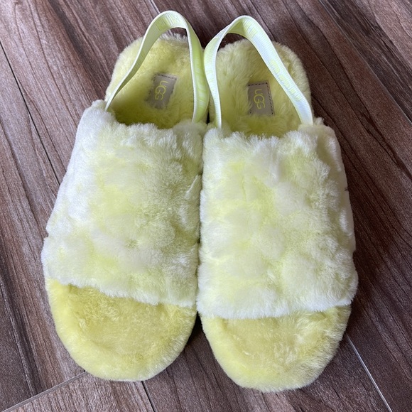 🌿UGG🌿 FLUFF YEAH SLIDE POPPY SANDALS SLIPPERS pollen slides - Picture 13 of 13